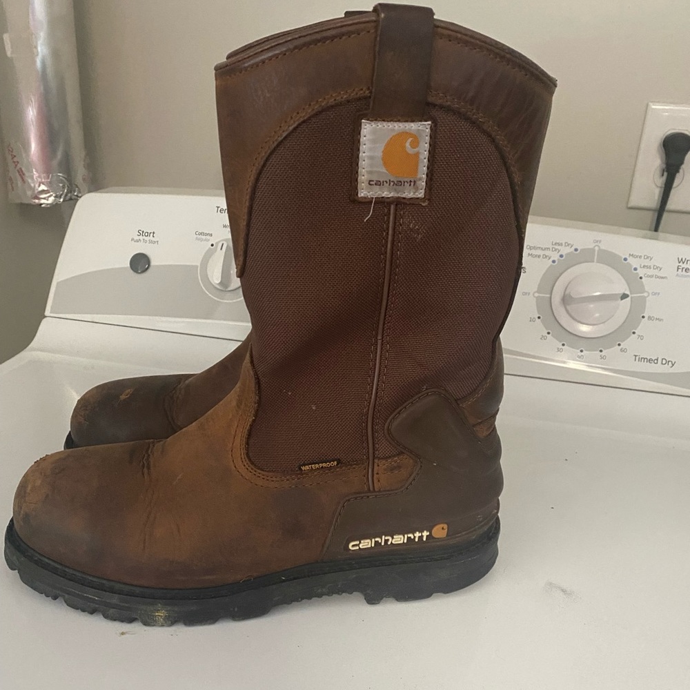 Carhartt 10 inch Wellington steel toe Boots